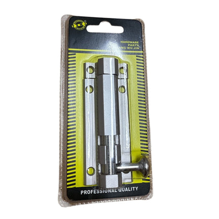 4" Door Slide Lock Barrel Bolt Latch Clasp Garage Window Door Shed Gate With Screw