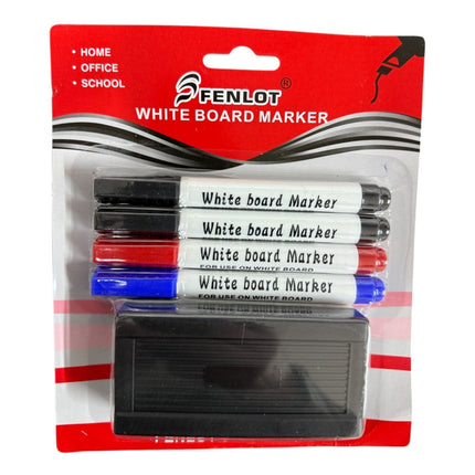 Erasable Whiteboard Marker Drifting Pen Black Blue Red Easy To Write Easy To Erase Education Office Water-Based Marker
