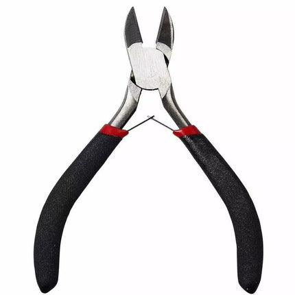 Mini Side Cutting Pliers Hobby Craft Tool Wire Jewellery Making Black Soft Grip