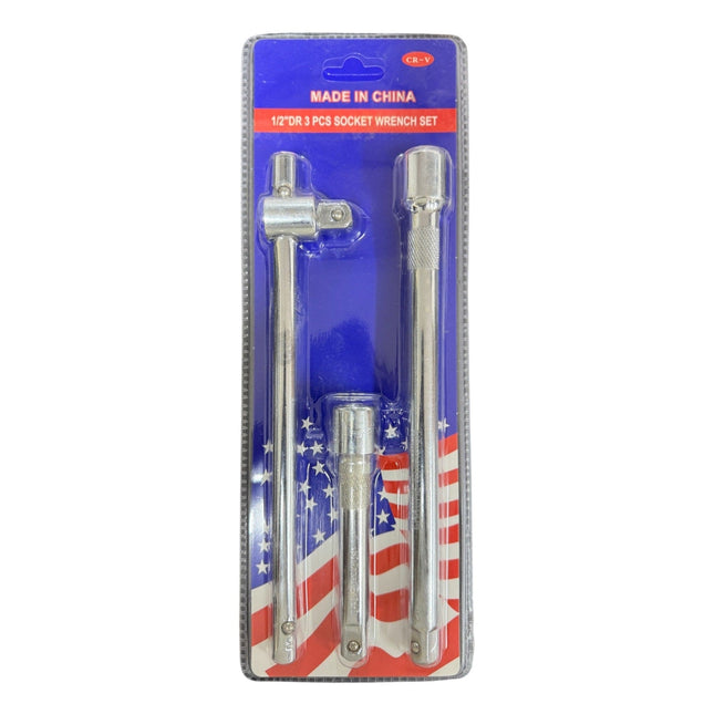 1/2" Drive 3 Pcs Socket Wrench Set