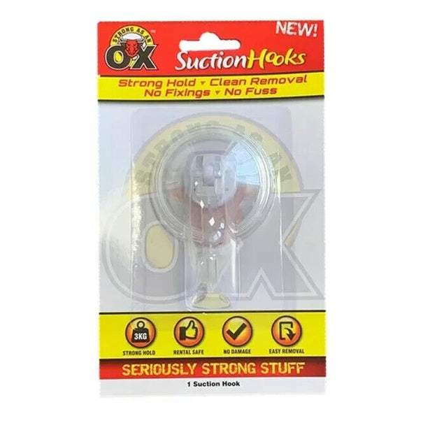 1 Suction Hook Removable No Wall Damage Strong Adhesive Picture Smart Hooks
