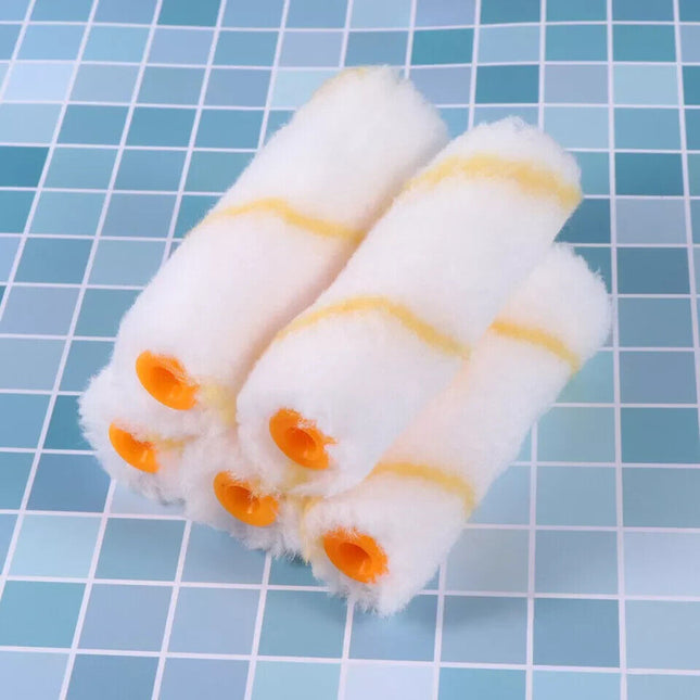 10 Pcs Wall Paint Roller Brush 4"