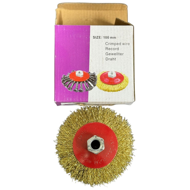 100 mm Crimped Wire Brush