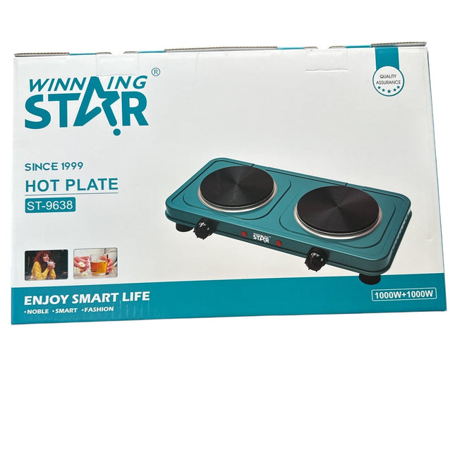 1000W 1000W Double Burner Heater Hot Plate