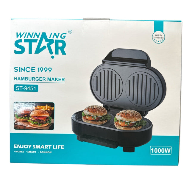 1000W Non-stick Burger Maker