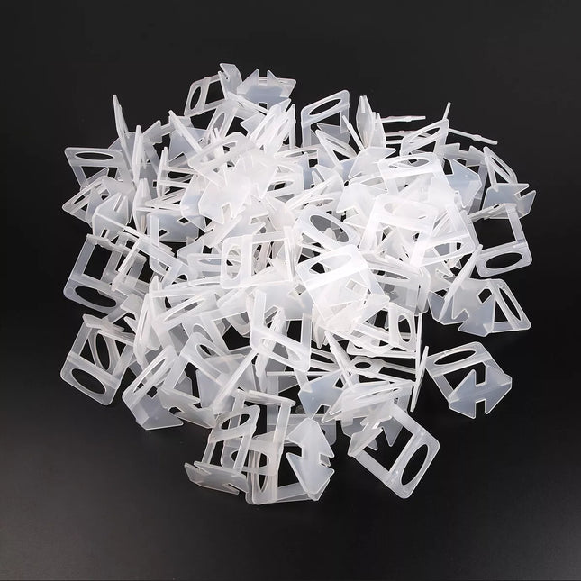 100pcs Tile Leveling 2.5mm Spacer System Tool Clips Wedges Flooring Lippage Plier