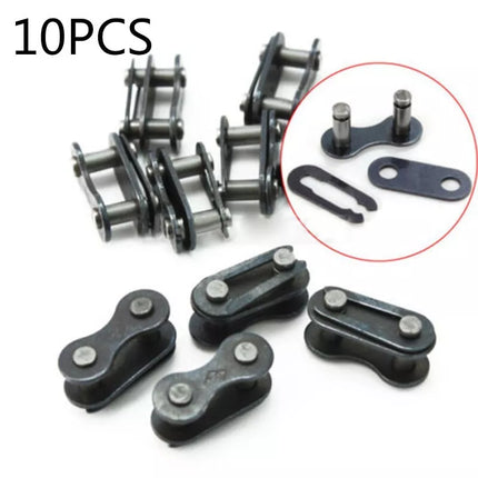 10XBicycle Bike Chain Master Link Joint Connector Single Speed Quick Clip1/2X1/8 114L