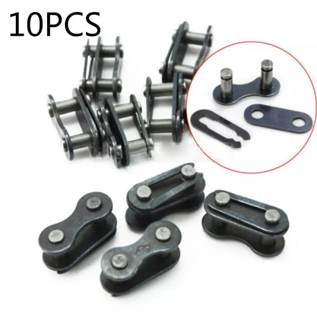 10XBicycle Bike Chain Master Link Joint Connector Single Speed Quick Clip1/2X1/8 114L