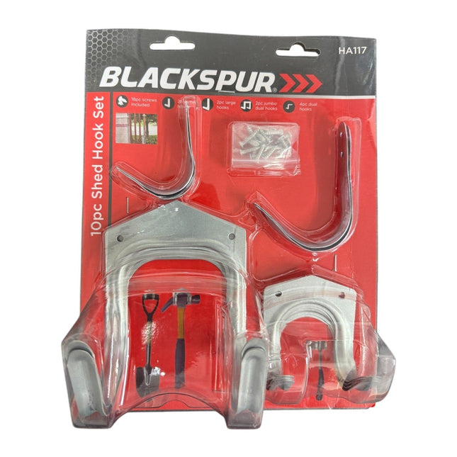 10pc Shed Hook Set