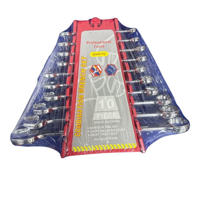 10pcs Combination Wrench Set
