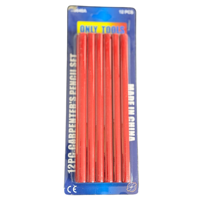 12PC Carpenter's Pencil Set
