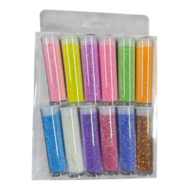 12PCS Decorative Glitter Powder