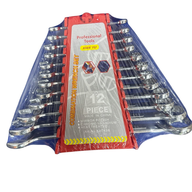 12pcs Combination Wrench Set