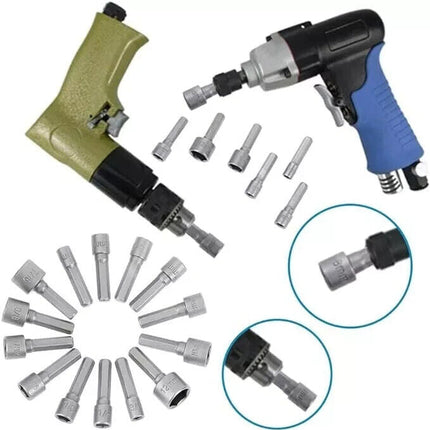 14 Pcs Nut Driver Set, 1/4'' Hex Shank Quick-Change Nut Driver Socket Kit