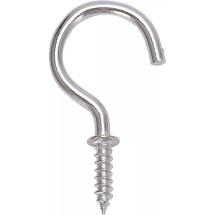 140Gram Cup Hooks Screw-In for Kitchen Storage Sizes 10