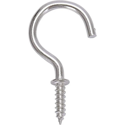 140Gram Cup Hooks Screw-In for Kitchen Storage Sizes 10