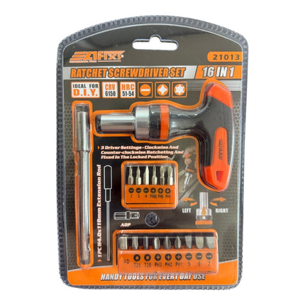 16-in-1 Interchangeable Screwdriver Tool Set