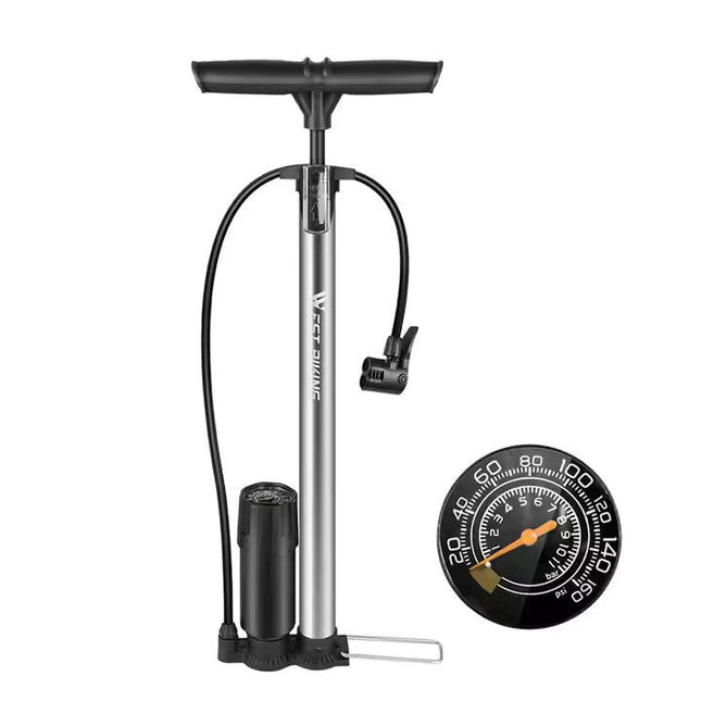 160PSI High Pressure Gauge Air Inflator Bike Floor Pump MTB Road Bicycle Pump Bicycle Accessories