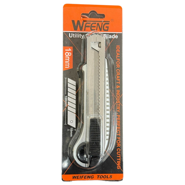 18mm Faithfull Retractable Trimming Tool with Anti-Slip Grip