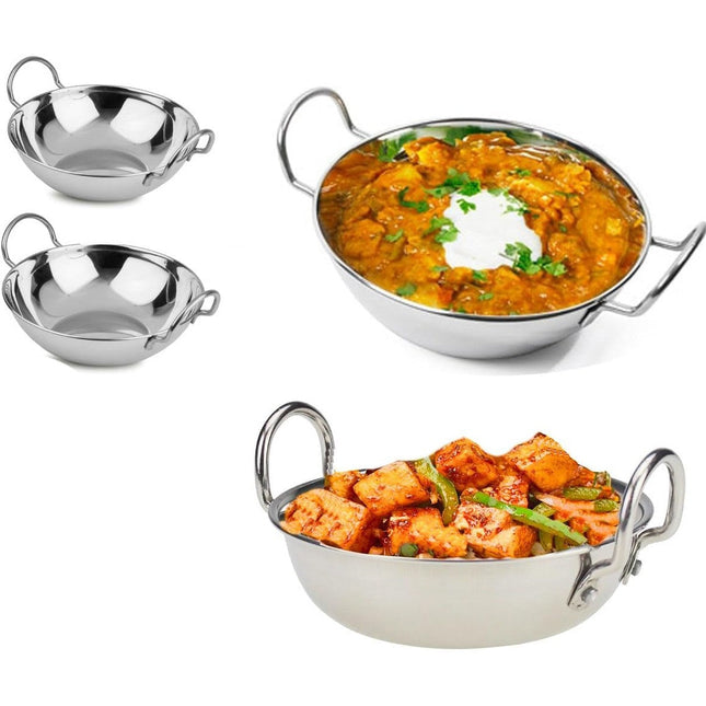 19cm Stainless Steel Deep Mixing Bowl with Handles