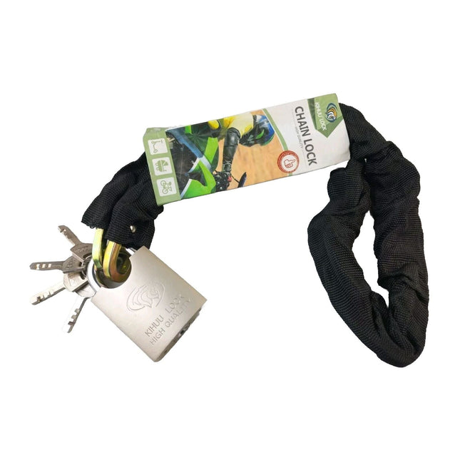 1M Long Bike Lock Chain Lock Heavy Duty Bicycle Security Padlock Motorcycle