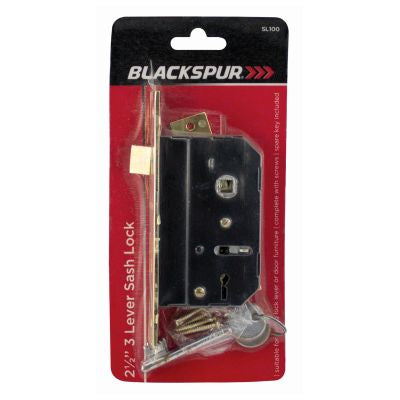 2 1/2" 3 LEVER SASH LOCK