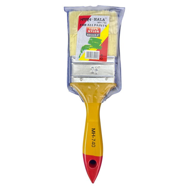 2.5" Wood Handle Nylon Paint Brush