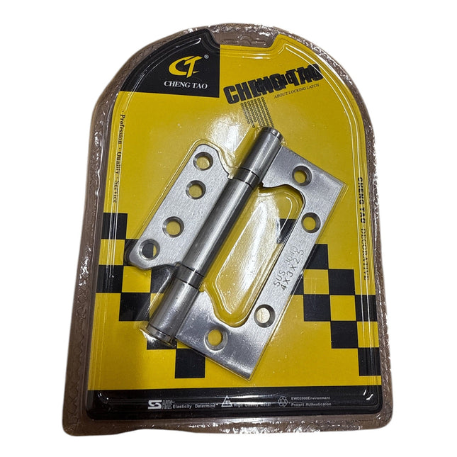 2 Ball Bearing Hinges 4" Internal Door Fire Rated Satin Chrome With SCREWS