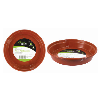 2 PACK OF PLANT POT SAUCERS - 20CM