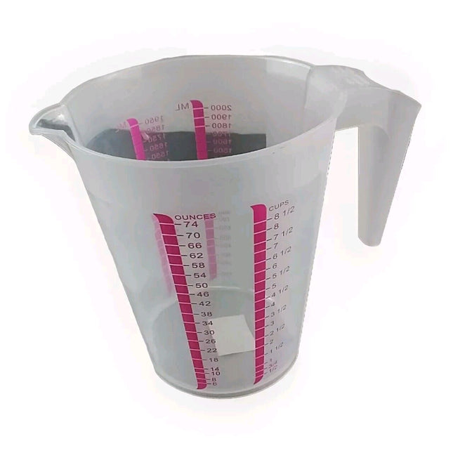2000ML Measuring Cups Jug Clear Baking Kitchen Set Flour Water