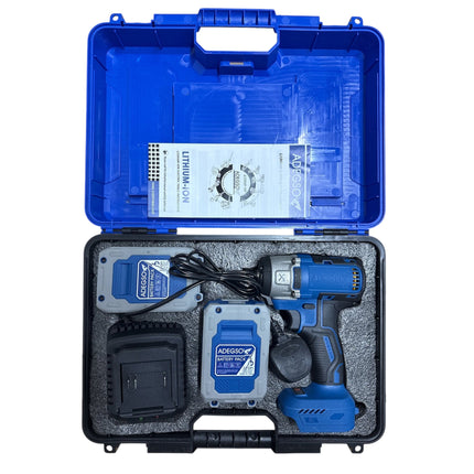 21V Cordless Impact Wrench with 2 Batteries