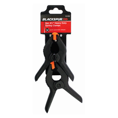 2PC 4 1/2" HEAVY DUTY SPRING CLAMPS