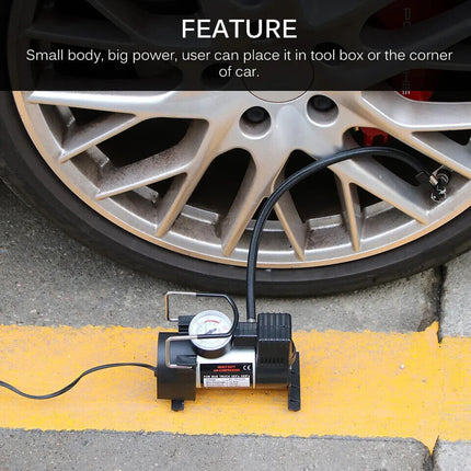 2V Electric Car Tyre Inflator 150PSI Air Compressor Pump Portable