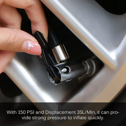 2V Electric Car Tyre Inflator 150PSI Air Compressor Pump Portable
