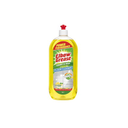 Elbow Grease Complete Home Cleaning Bundle, 4 Cleaning Solutions with Gloves and Sponge, Floor Cleaner, Degreaser, Washing Up Liquid, Glass Cleaner, Multi-Surface Household Kit