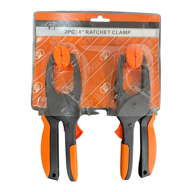2pc 8" Ratchet Clamp set