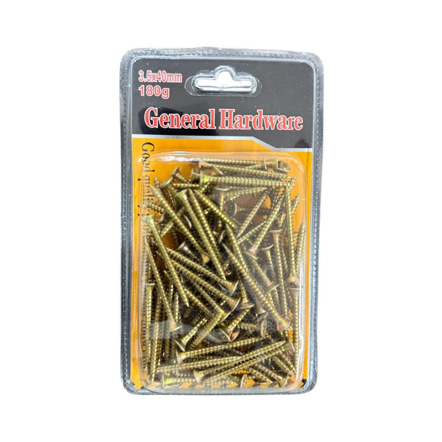 3.5 x 40mm screws