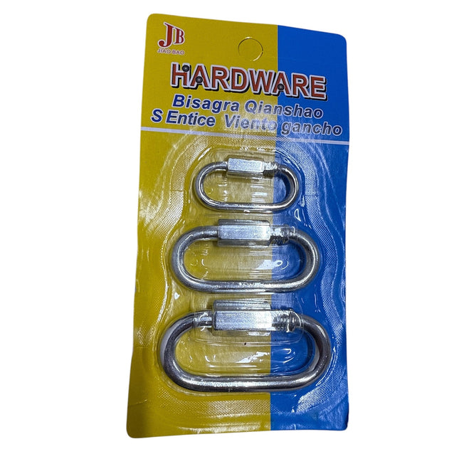 3 Aluminium Alloy Snap Clip 40mm 55mm 60mm