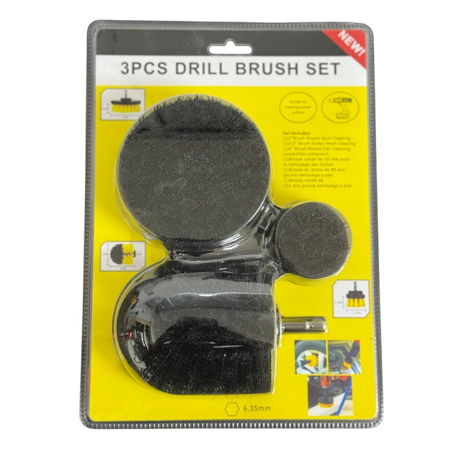 3-PCS Drill Brush Set