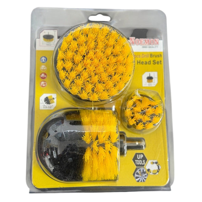 3 Piece Drill Brush Head Set