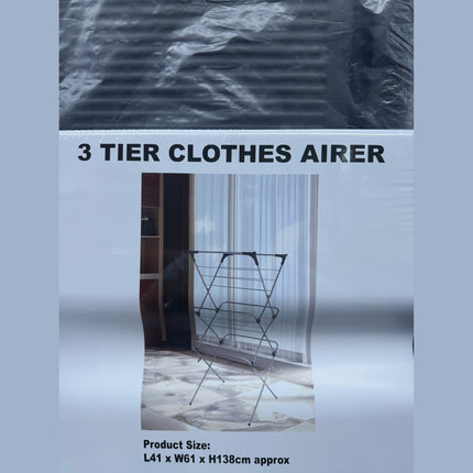 3 Tier Clothes Aires L41xw61xh138cm