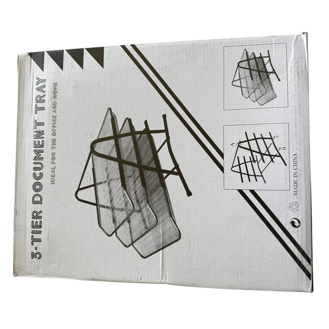 3 Tier Document Silver