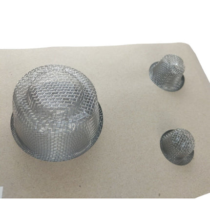 3 X STAINLESS STEEL SINK BATH PLUG HOLE STRAINER DRAINER BASIN HAIR TRAP COVER