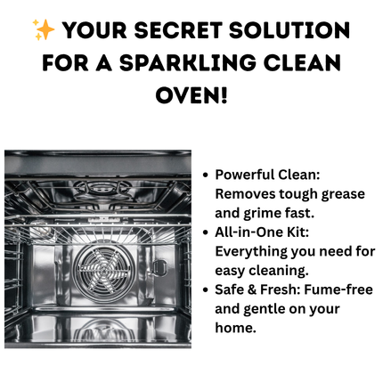 Elbow Grease Oven Cleaner for Domestic Ovens and BBQ - 500 ML Bottle - Bags, Gloves & Hob Scraper - Complete Oven cleaning kit with Elbow Grease All Purpose Degreaser 1L