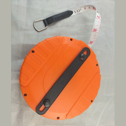 30m Fiberglass Tape Measure Builders Surveyors Long Reel Roll Measuring Meters