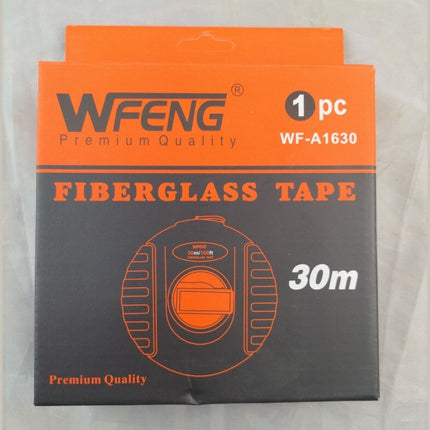 30m Fiberglass Tape Measure Builders Surveyors Long Reel Roll Measuring Meters