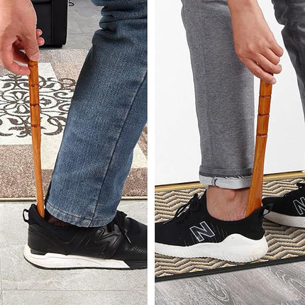 32 cm Wooden Shoe Horn Durable Long Shoehorn