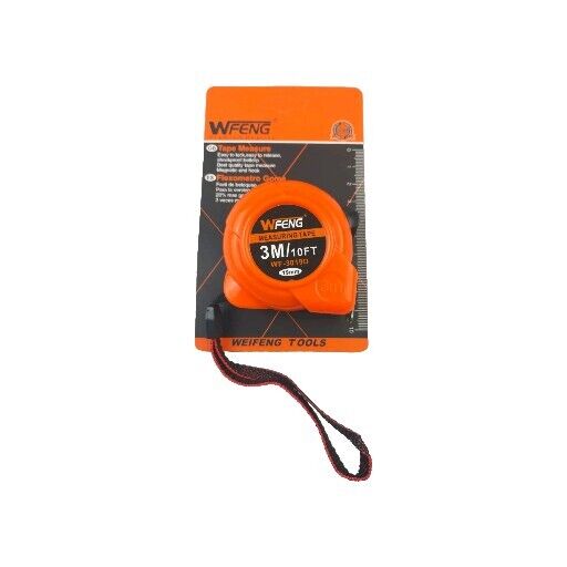 3m / 10ft Retractable Metal Tape Measure Measuring Metric Imperial Non-Slip