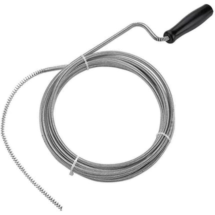 3m Long Drain Unblocker Cleaner Waste Pipe Kitchen Plunger Sink Snake Toilet