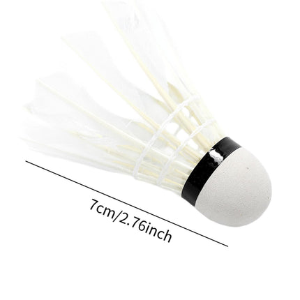 3pcs Duck Feather Badminton Shuttlecocks Badminton Balls for Indoor Outdoor